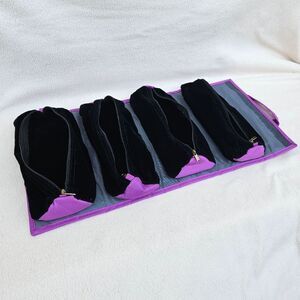 JM New York Cosmetic Roll-up Bag